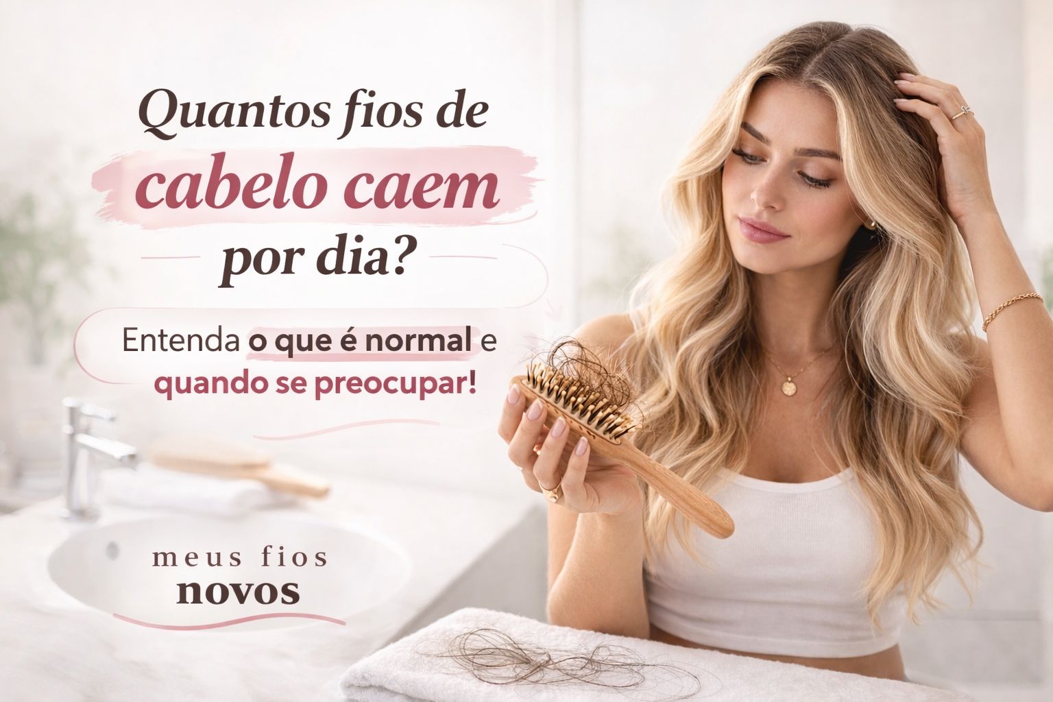 Quantos fios de cabelo caem por dia?